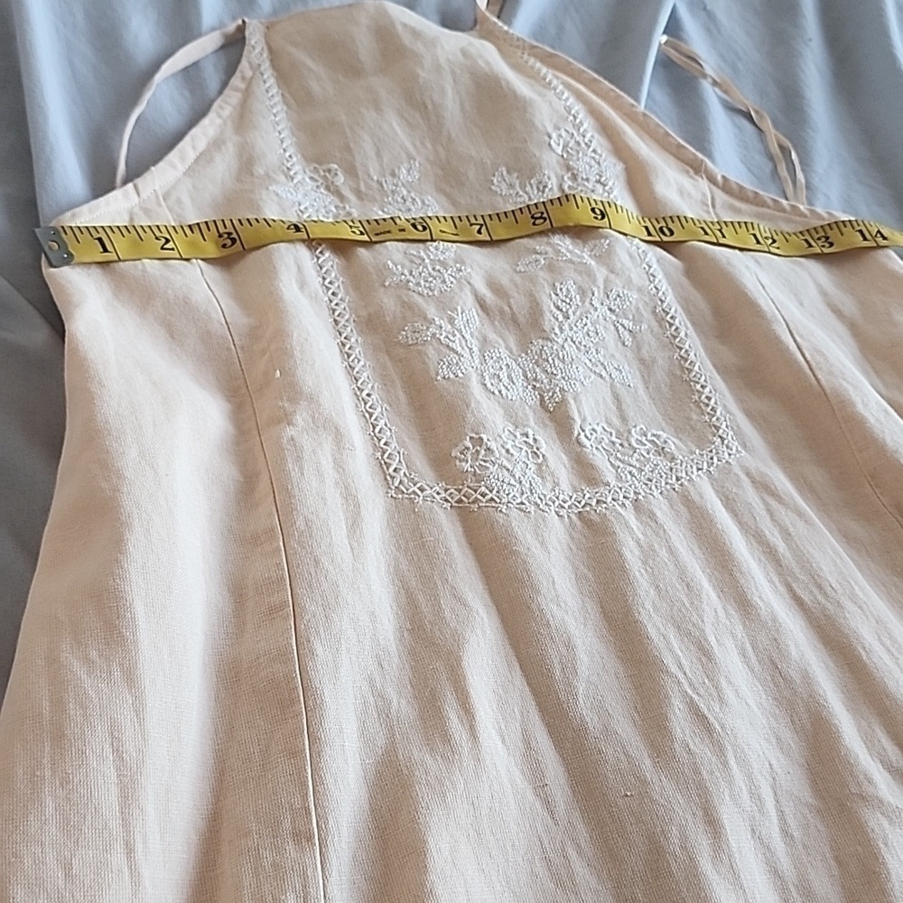 Zara Embroidered Sleeveless Long Maxi Summer dress - Picture 12 of 12
